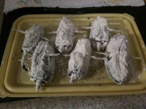Floured Jalapeno Peppers